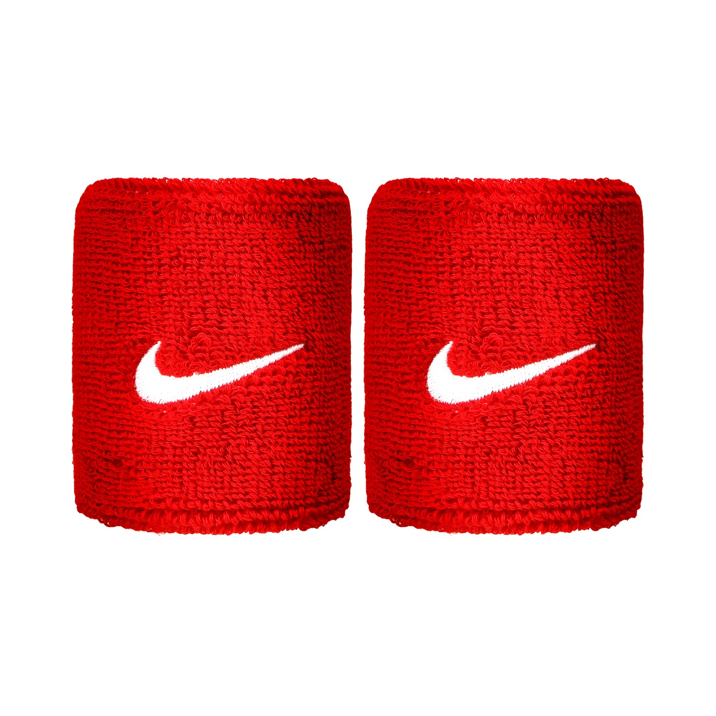 Nike Swoosh Wristband 2 Pack short - red, white Nike Swoosh Wristband 2 Pack short - red, white