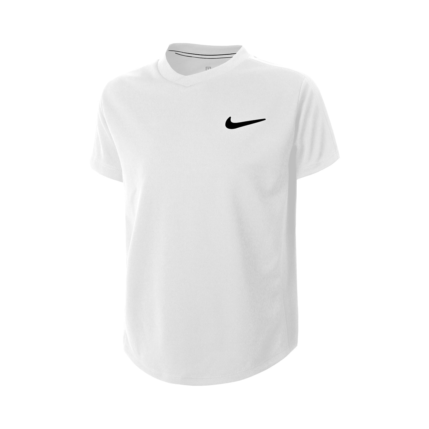 Nike Court Dri-Fit T-Shirt Jungen - weiß, schwarz Nike Court Dri-Fit T-Shirt Jungen - weiß, schwarz