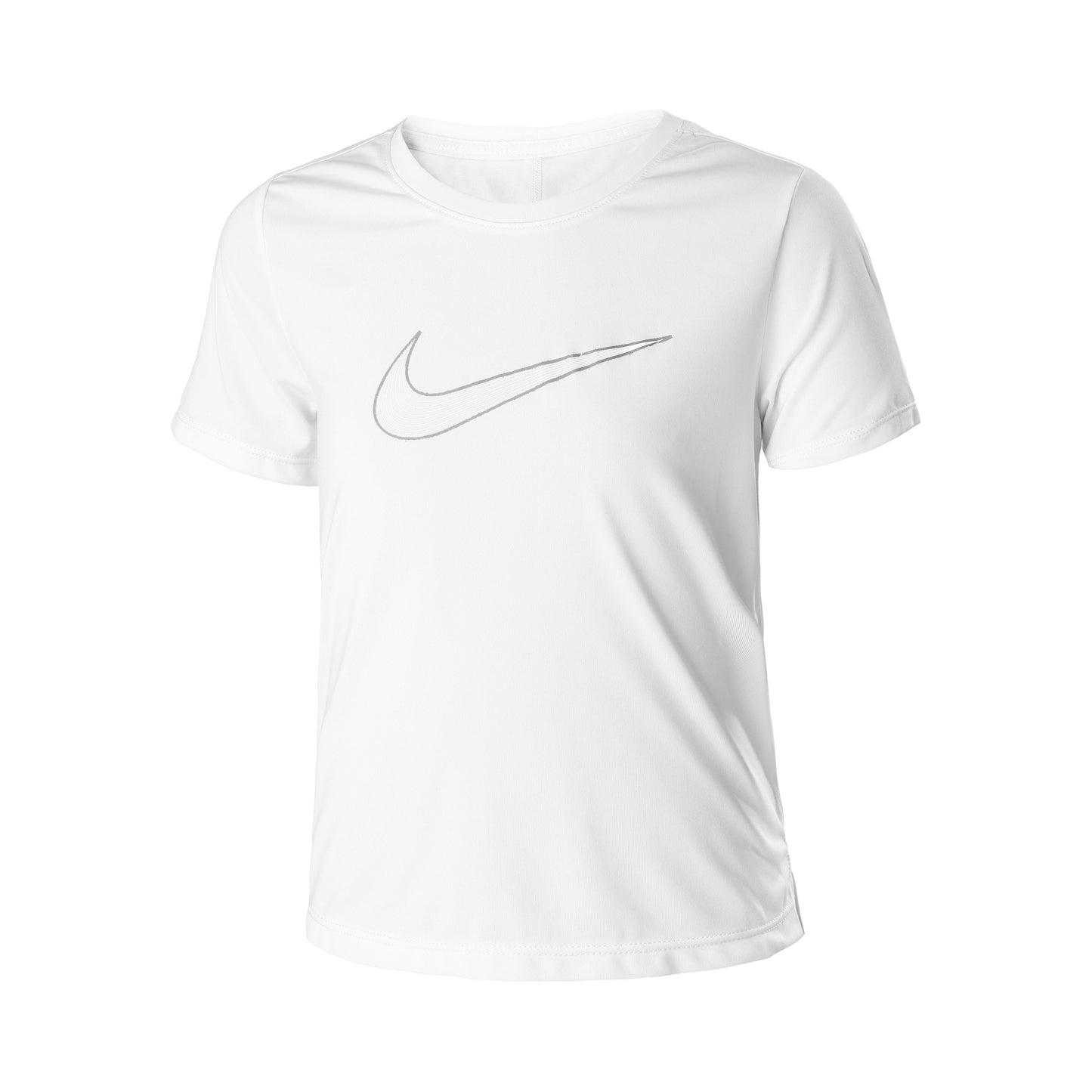 Nike Dri-Fit One Graphic T-Shirt Mädchen-Weiß,Schwarz Nike Dri-Fit One Graphic T-Shirt Mädchen-Weiß,Schwarz
