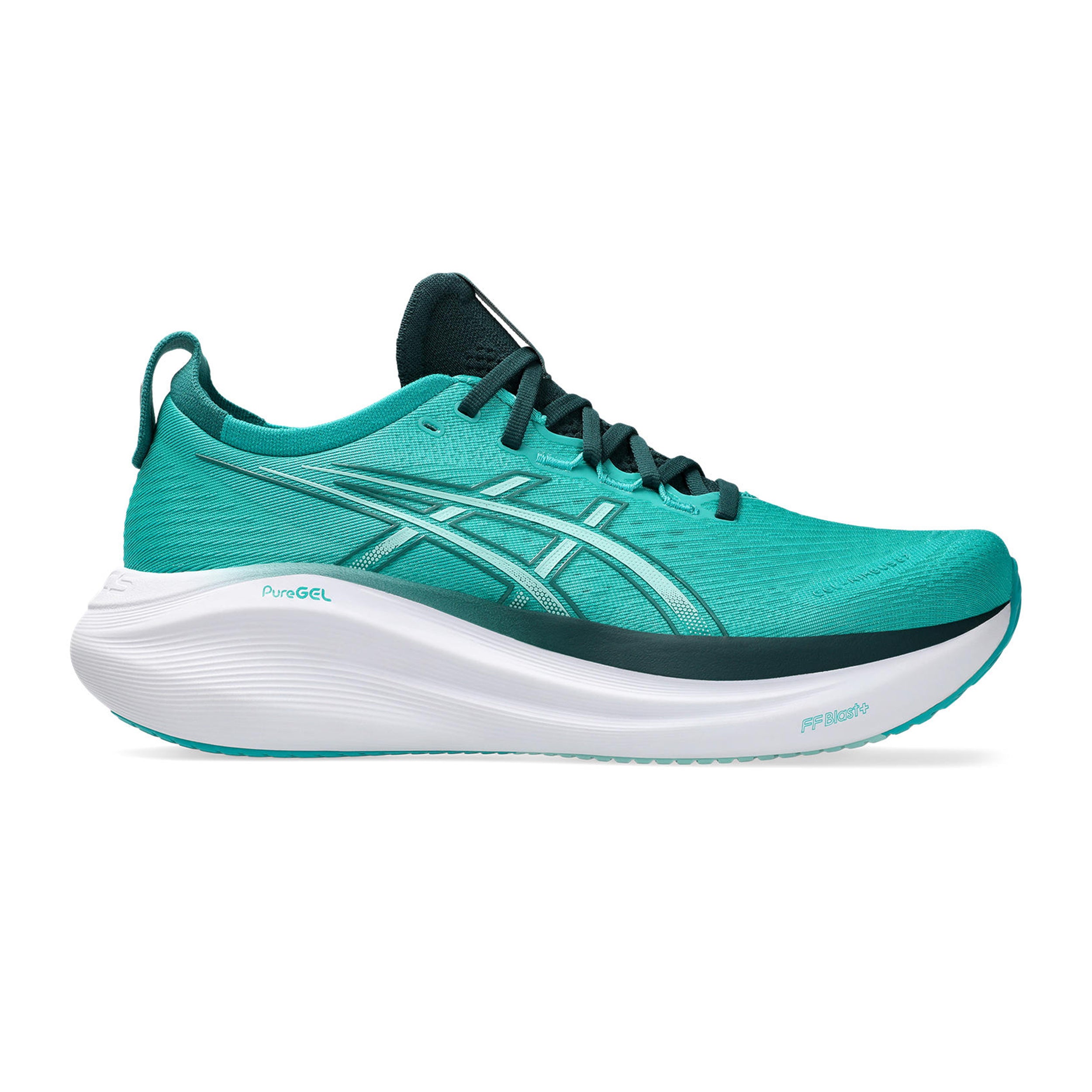 Gel-Nimbus 27 Neutral Running Shoe Men-Blue,Olive | Running Point