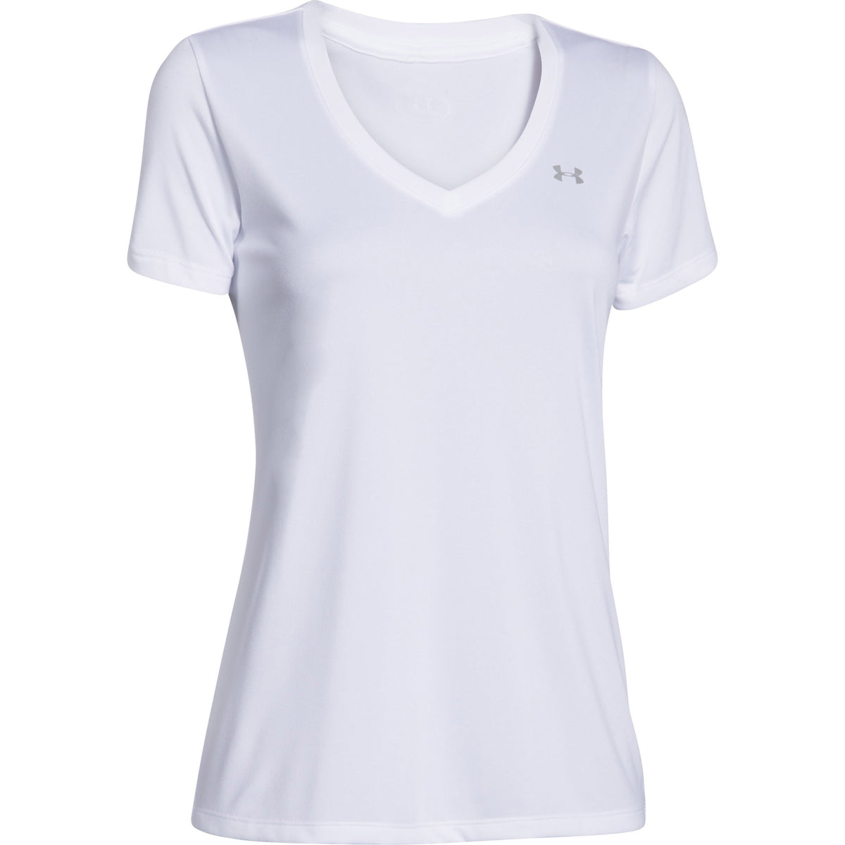 Under Armour Tech Solid T-Shirt Women - white, silver Under Armour Tech Solid T-Shirt Women - white, silver