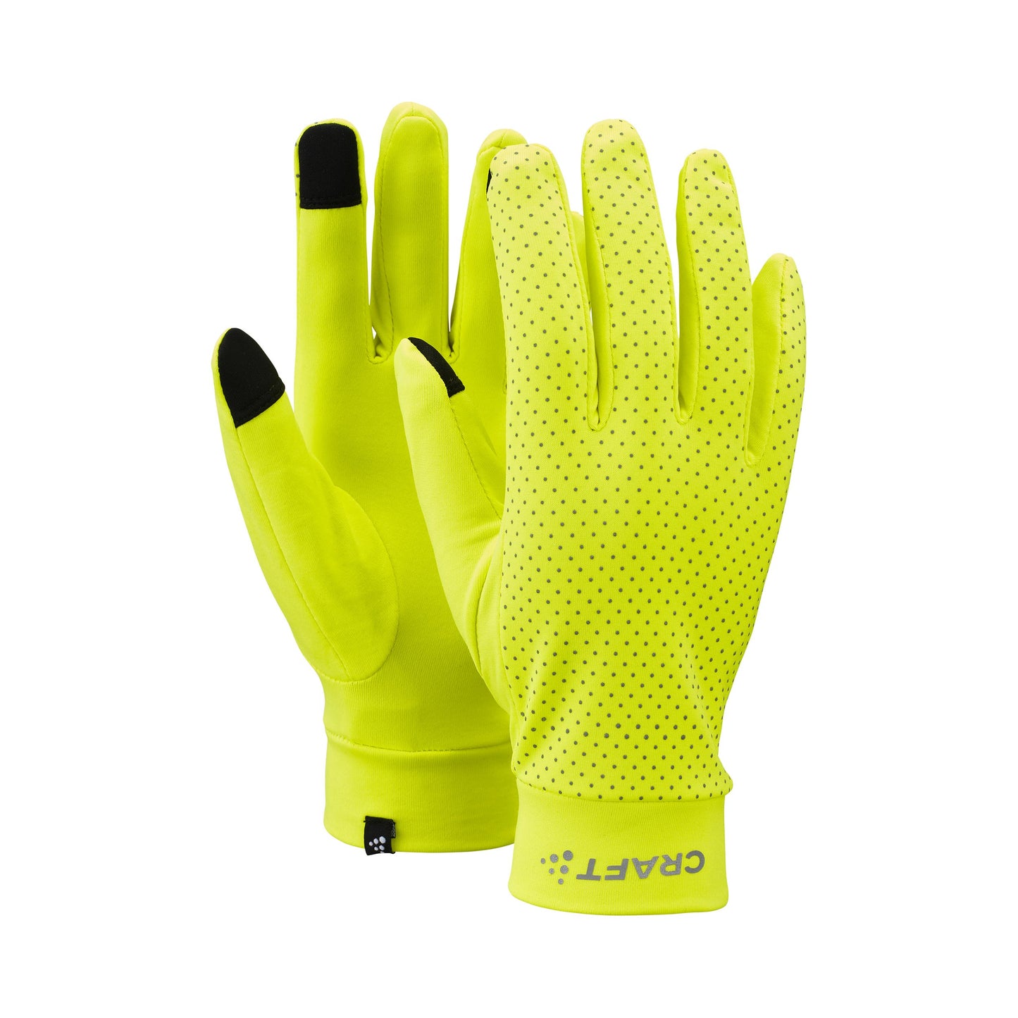 Craft Lumen Fleece 2 Running Gloves-Yellow Craft Lumen Fleece 2 Running Gloves-Yellow