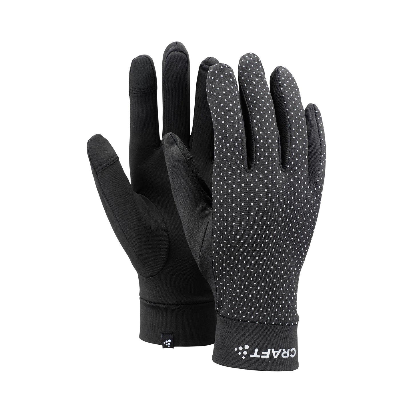 Craft Lumen Fleece Running Gloves-Black Craft Lumen Fleece Running Gloves-Black