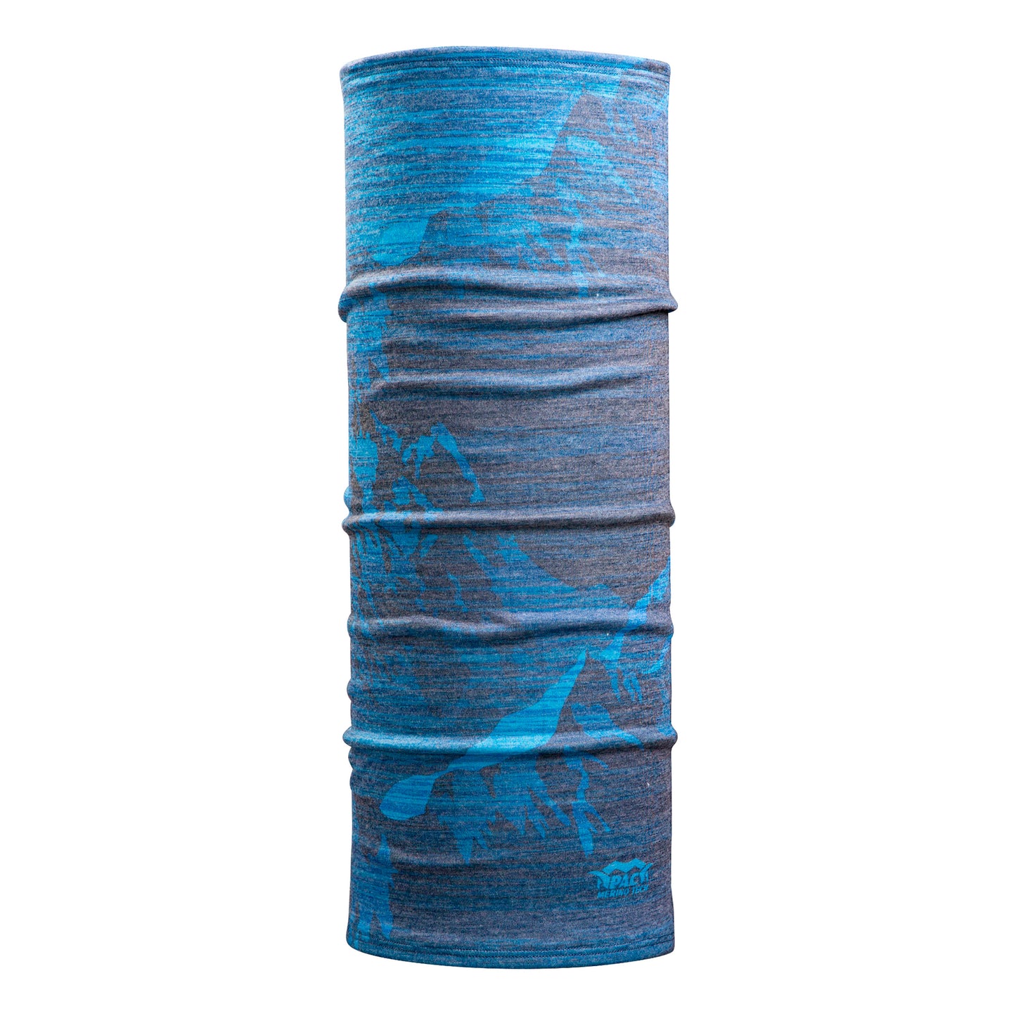 P.A.C. Recycled Merino Tech Tube Scarf-Blue P.A.C. Recycled Merino Tech Tube Scarf-Blue