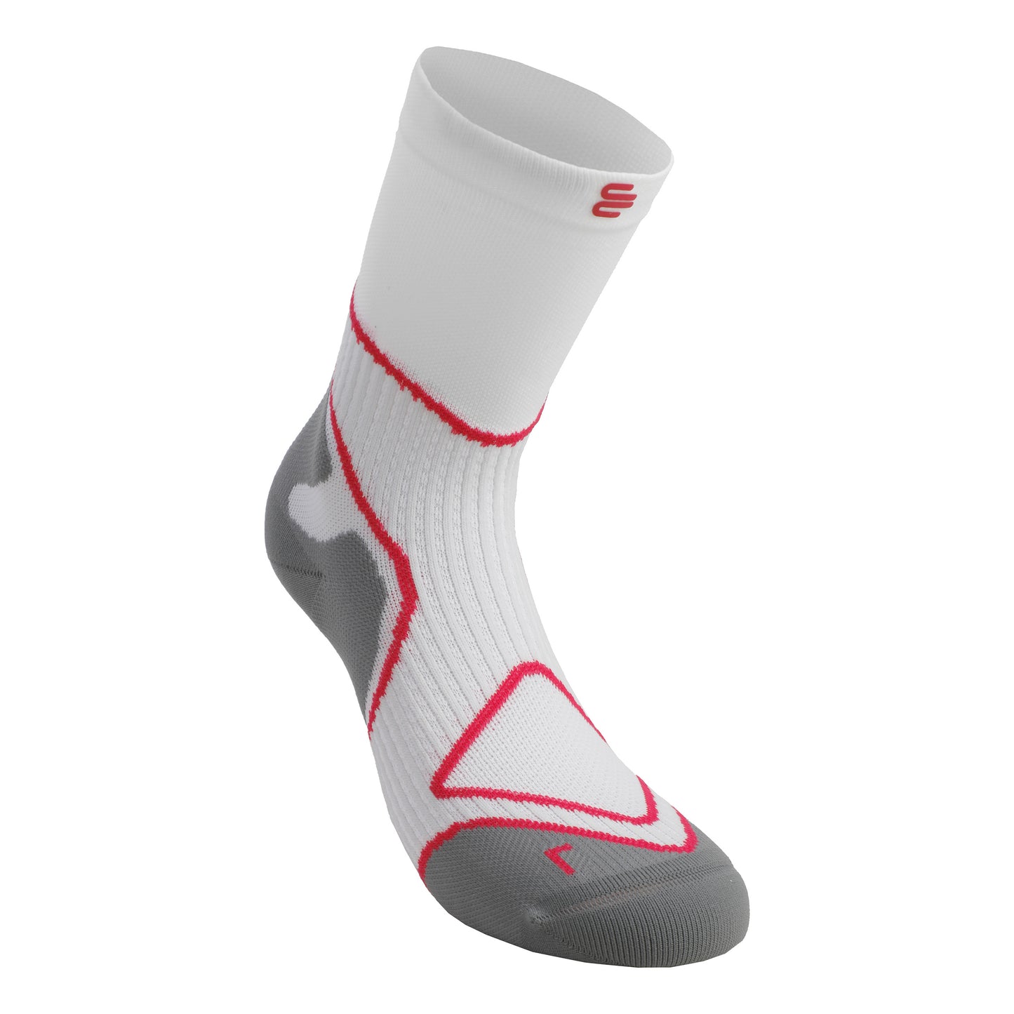 Bauerfeind Performance Mid Cut Running Socks Women-White,Pink Bauerfeind Performance Mid Cut Running Socks Women-White,Pink
