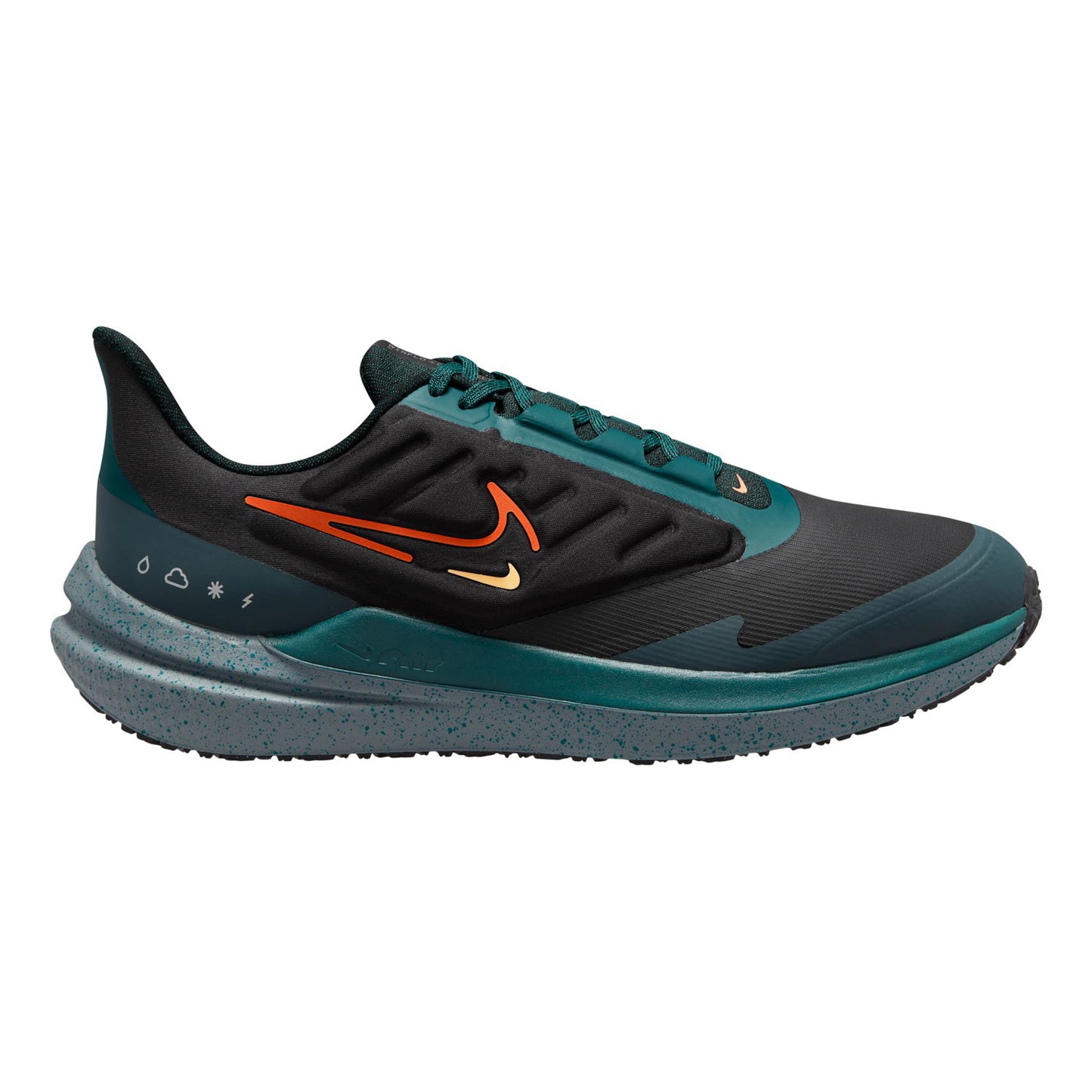 Nike Winflo 9 Shield Neutral running shoe Men - black, petrol