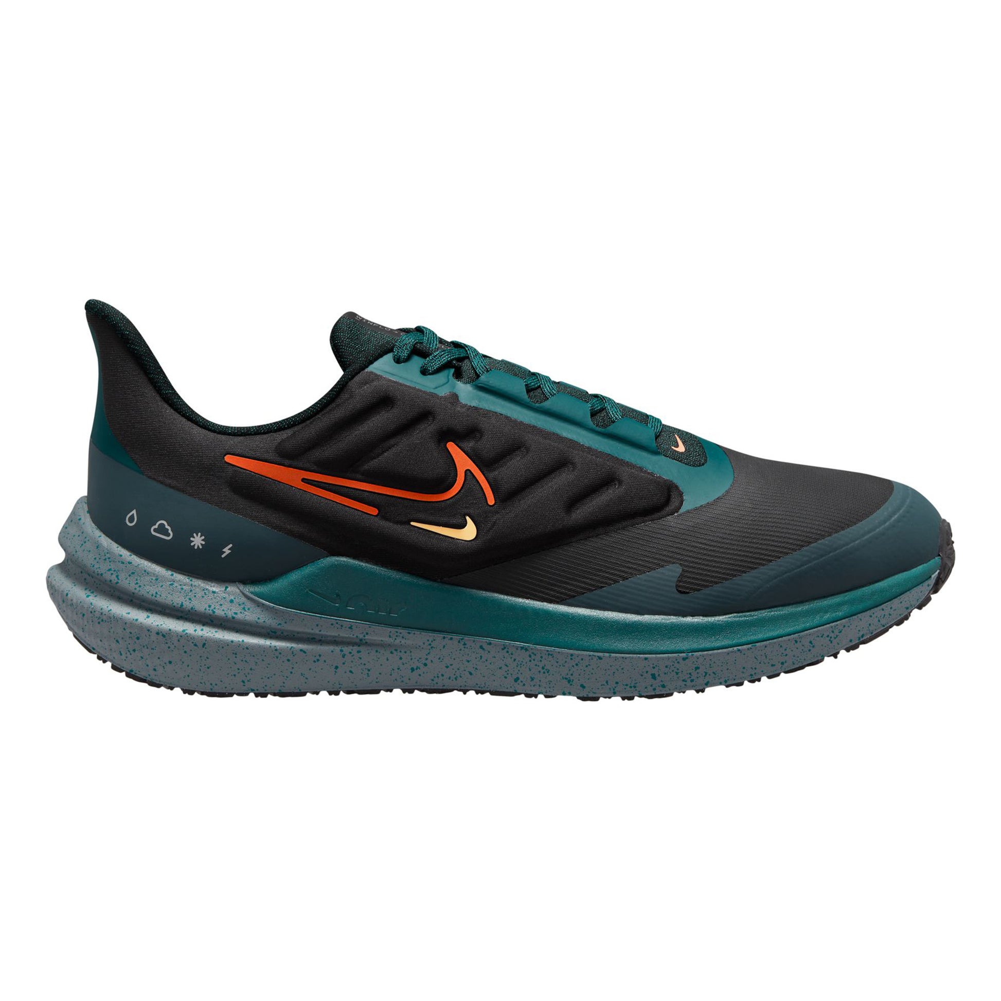 Nike Winflo 9 Shield Neutral running shoe Men - black, petrol
