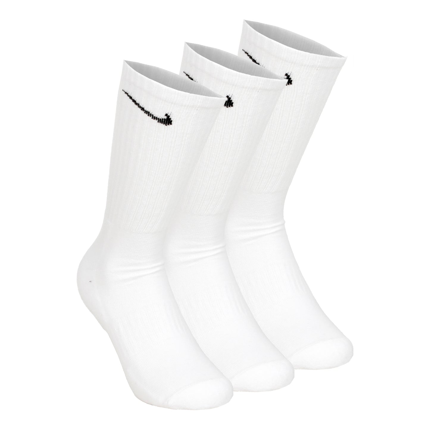 Nike Everyday Cushioned Tennis Socks 3 Pack Unisex - white, black