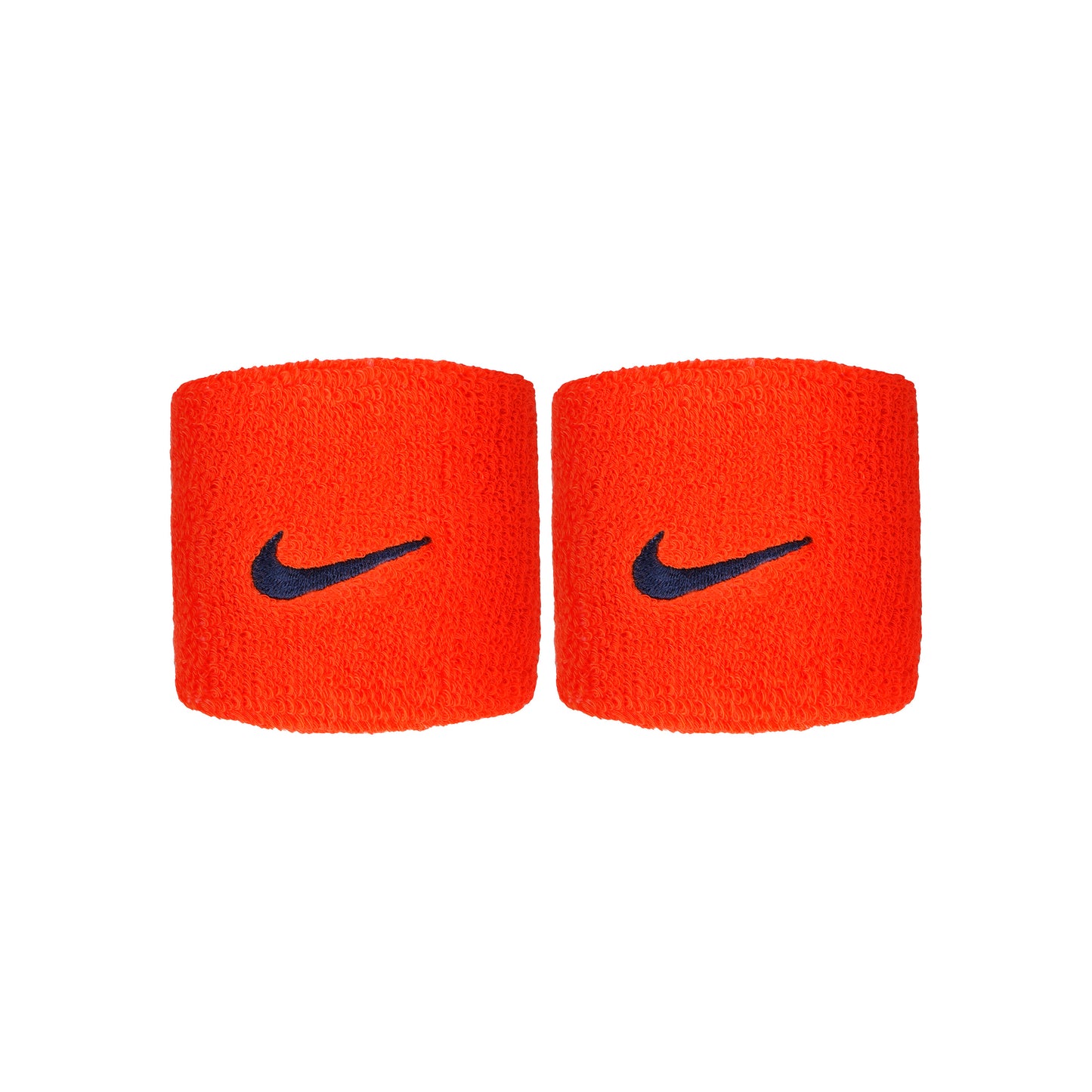 Nike Swoosh Schweißband 2er Pack kurz - orange, dunkelblau