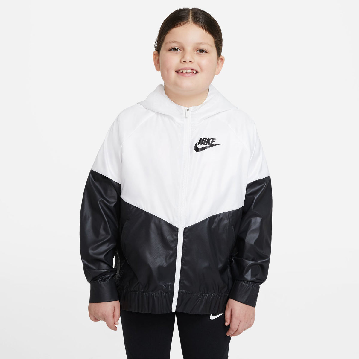 Nike Windrunner Training jacket Girls-white, black