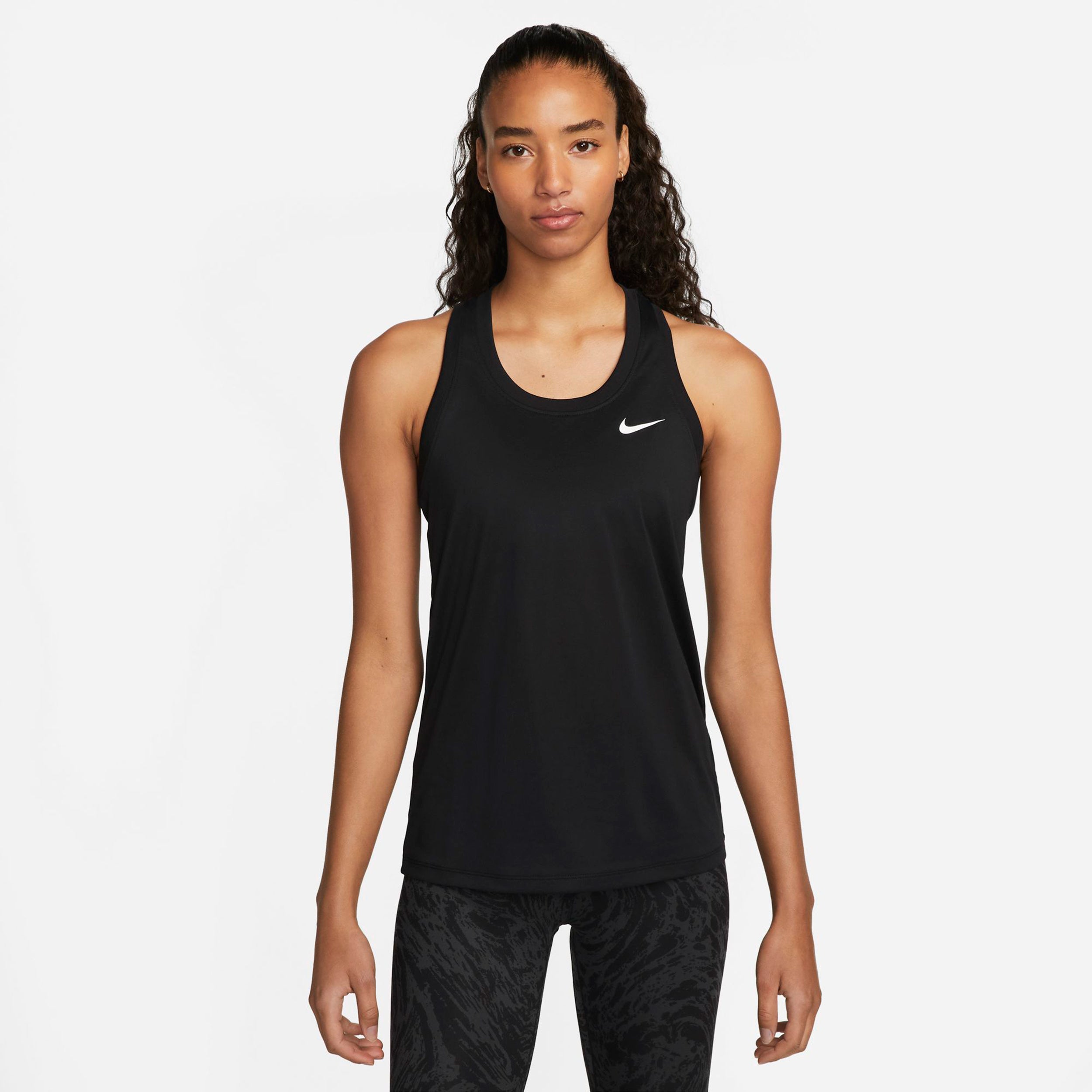 Dri-Fit Racerback Tank Top Women-Black | Running Point
