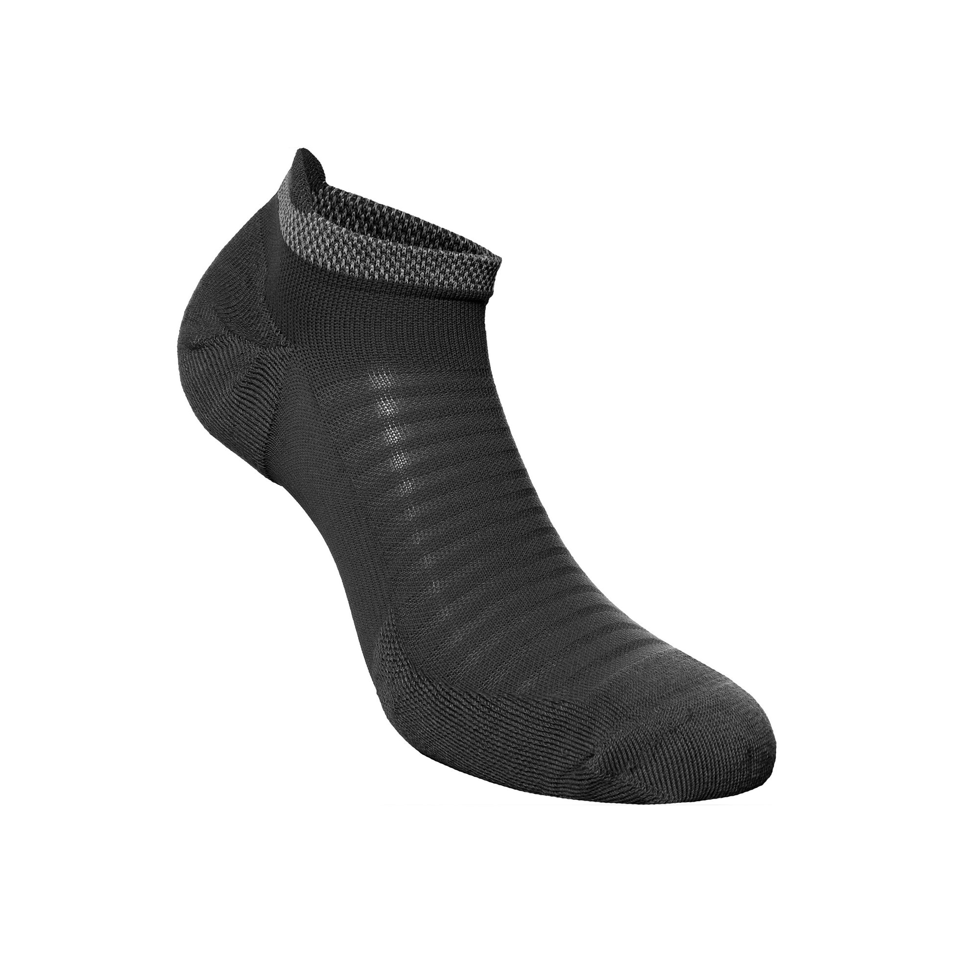 Nike Spark Cushioned No-Show Running Socks-Black,Grey
