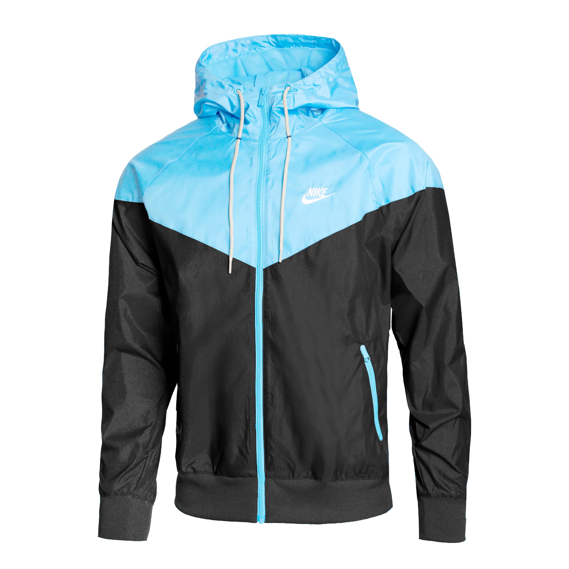 Nike Heritage Essential Windrunner Training jacket Men - black, light blue