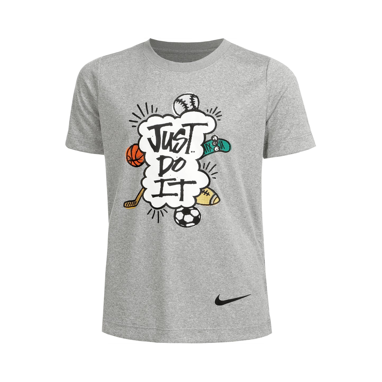 Nike Big Kids T-Shirt Boys - lightgrey,