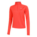 Dri-Fit Pacer 1/4-Zip Long sleeve Women - coral,