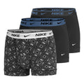Everyday Stretch Trunk Boxer Short 3er Pack Herren - dunkelgrau, schwarz