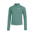 Dri-Fit Half-Zip Long sleeve Girls - dark green,