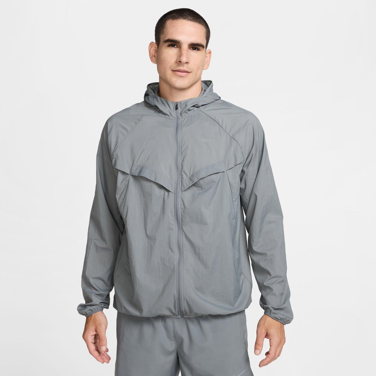 Nike Stride Running jacket Men - grey, silver