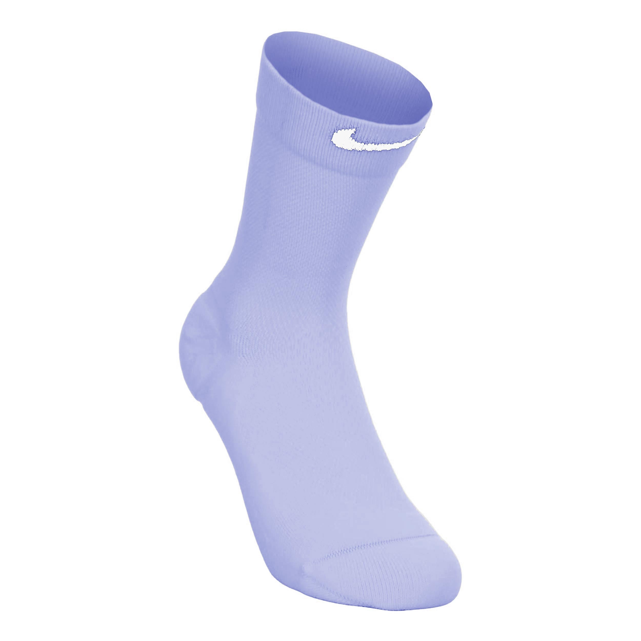 Nike Fast Midweight Crew Laufsocken Unisex - blaugrau, weiß