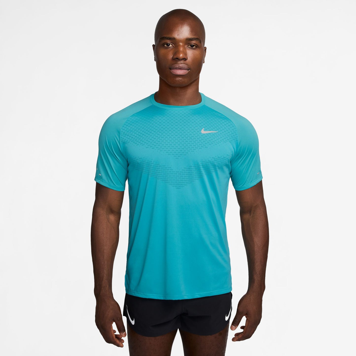 Nike Stride Laufshirt Herren - türkis