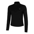 Swift Half-Zip Laufshirt Damen - schwarz