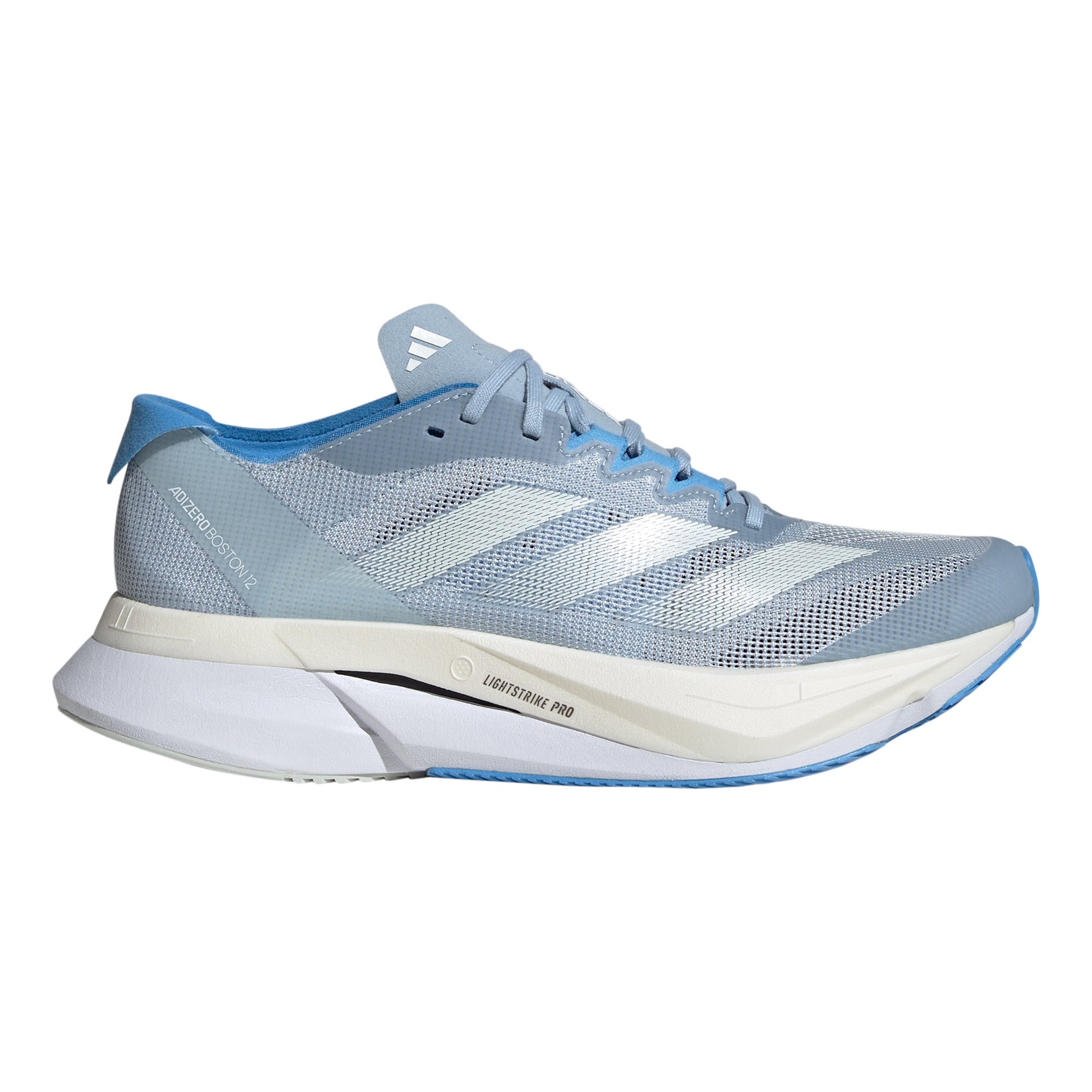 adidas Adizero Boston 12 Competition running shoe Women - lightgrey, blue