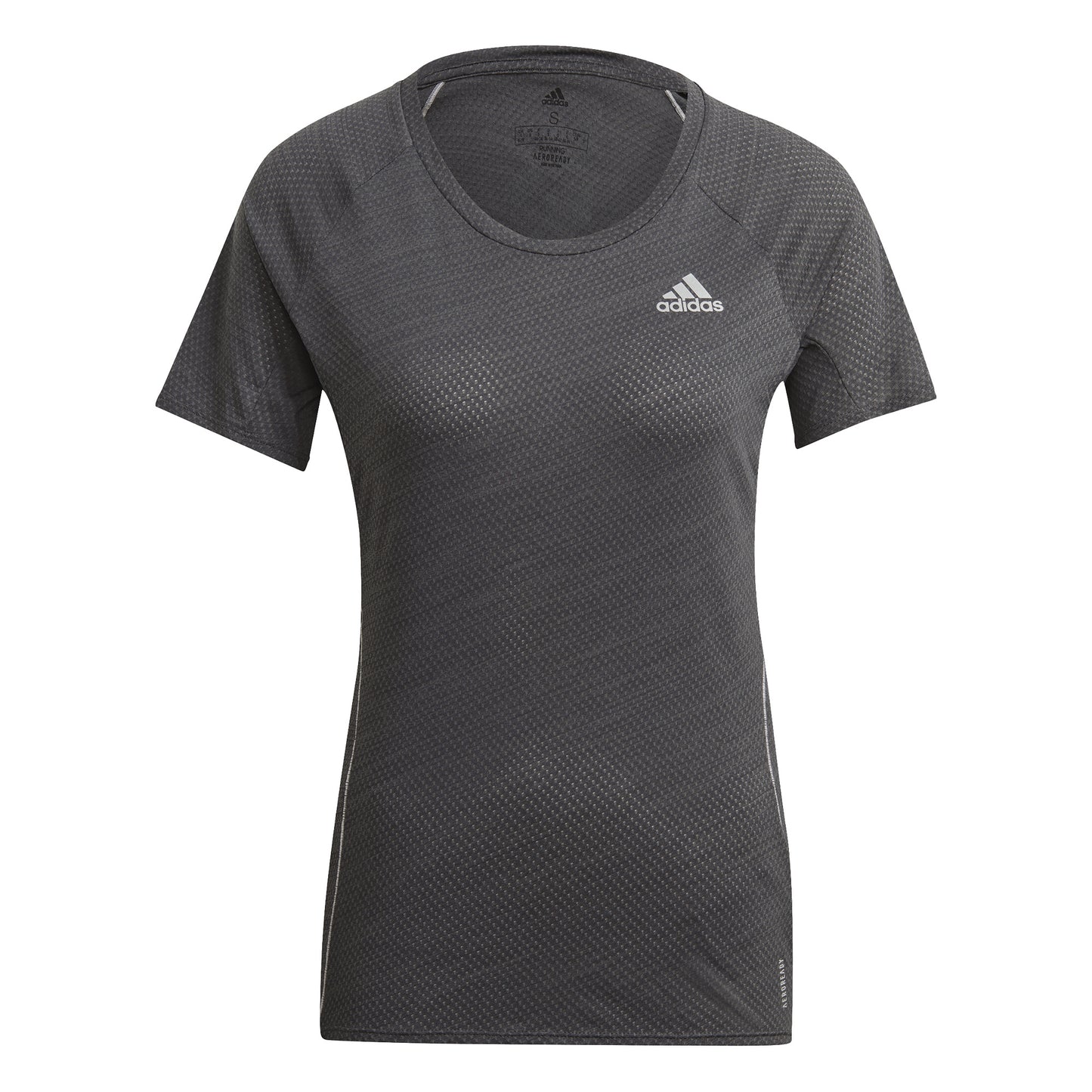 adidas Runner T-Shirt Women - dark grey, white