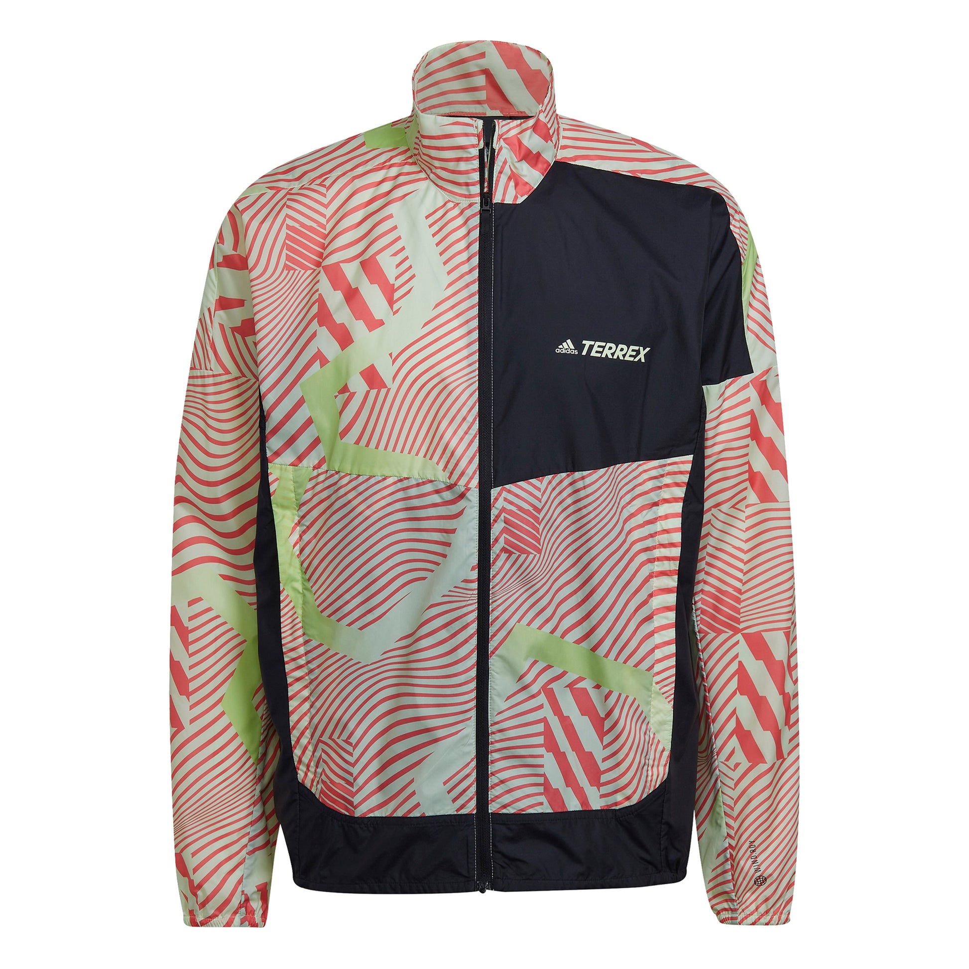 adidas Trail Running jacket Men - red, green
