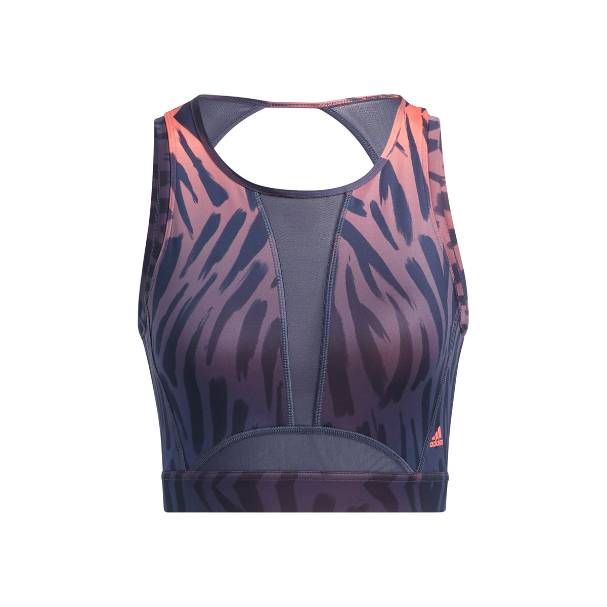 adidas TIGR All over Print Sports bras Women - dark blue, coral