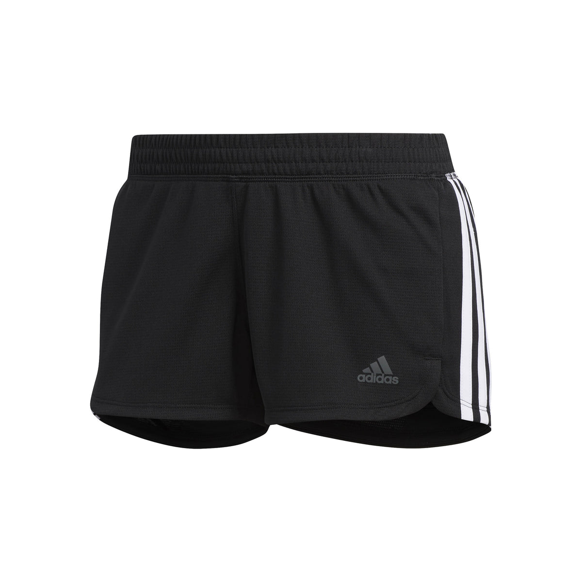adidas Pacer 3 Stripes Knitted Shorts Damen - schwarz,
