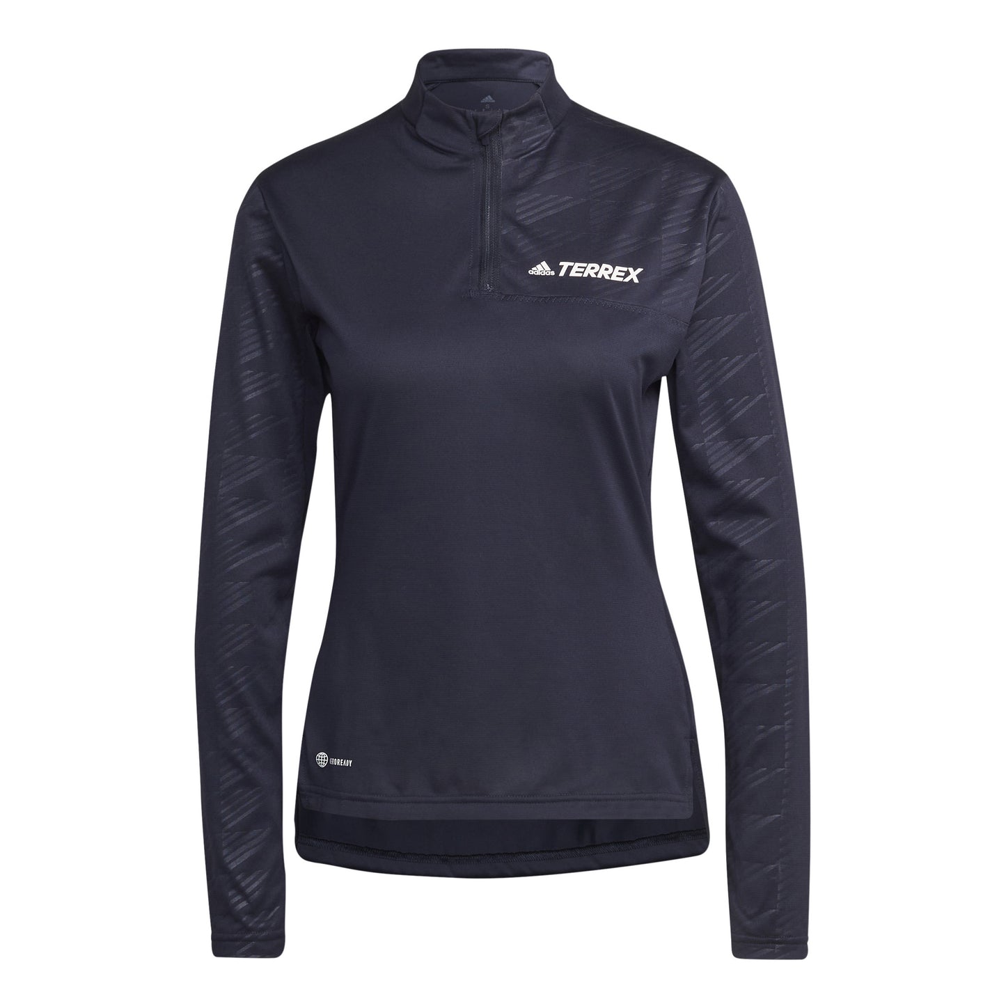 adidas Multi Half-Zip Long sleeve Women - dark blue,