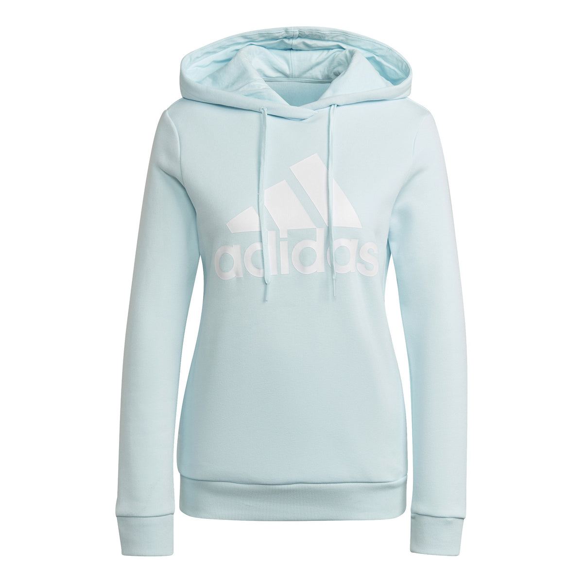 adidas Essentials Logo Fleece Hoody Women - light blue, white