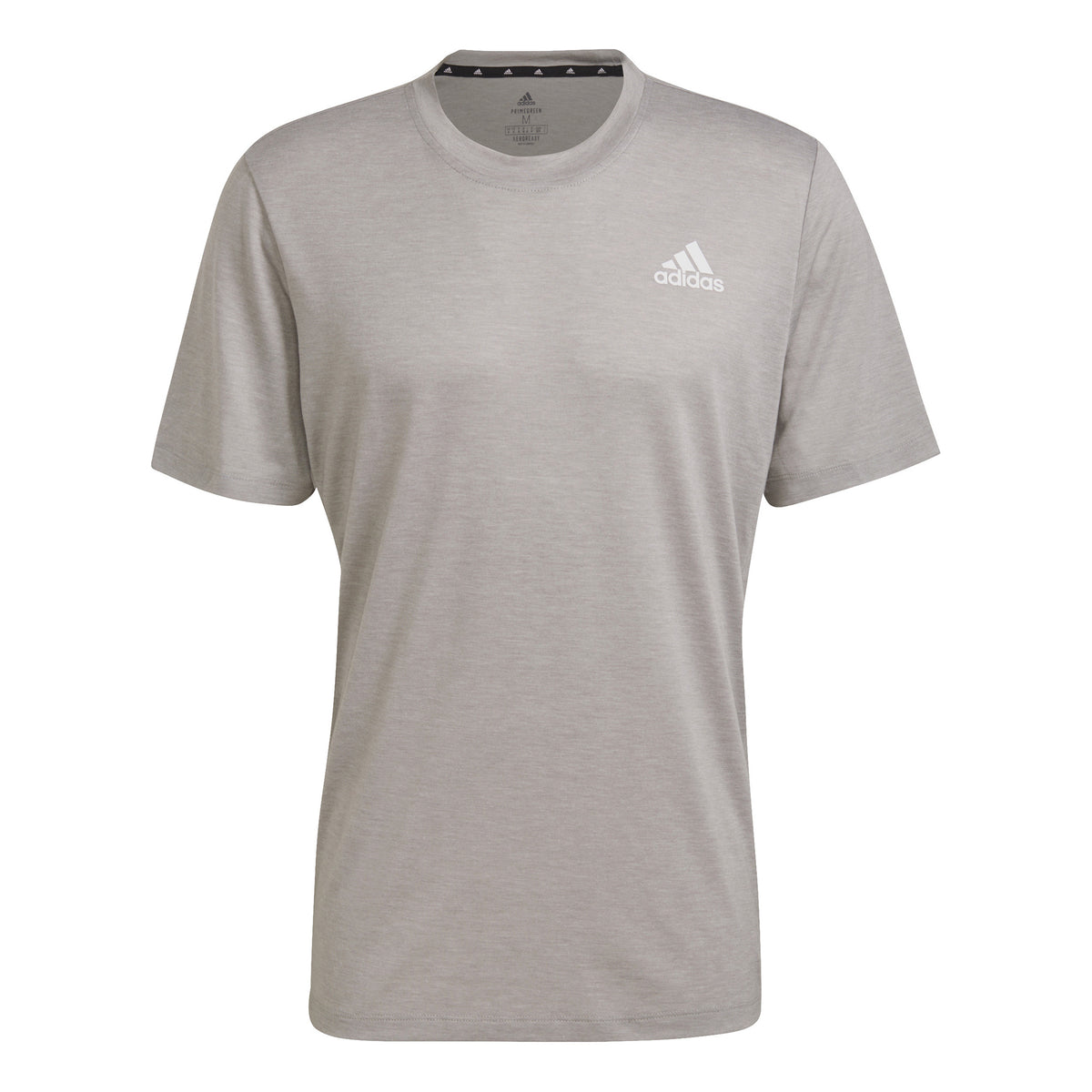adidas Primeblue Designed 2 Move Heathered Sport T-Shirt Men - grey, white
