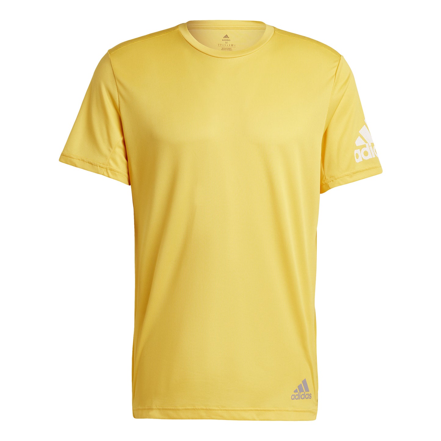 adidas Run It Running shirt Men - yellow,