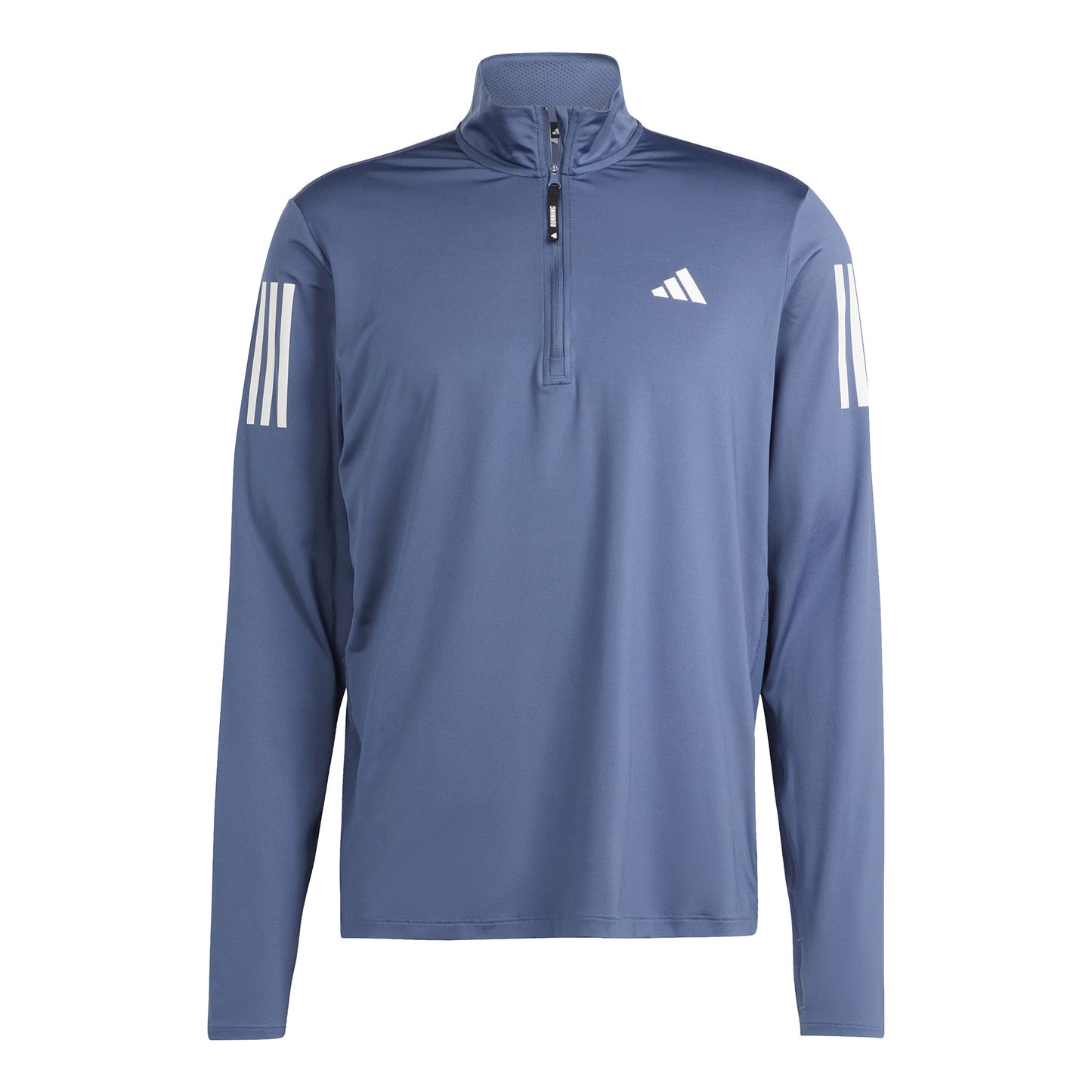 adidas Own The Run B Half-Zip Long sleeve Men - blue grey,