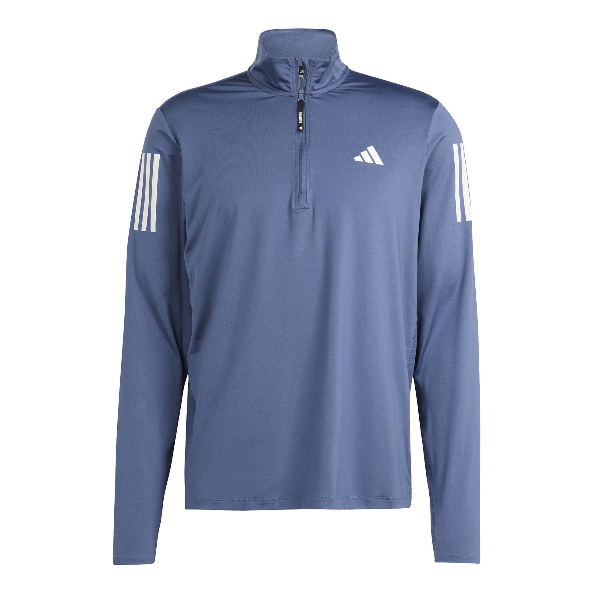 adidas Own The Run B Half-Zip Long sleeve Men - blue grey,