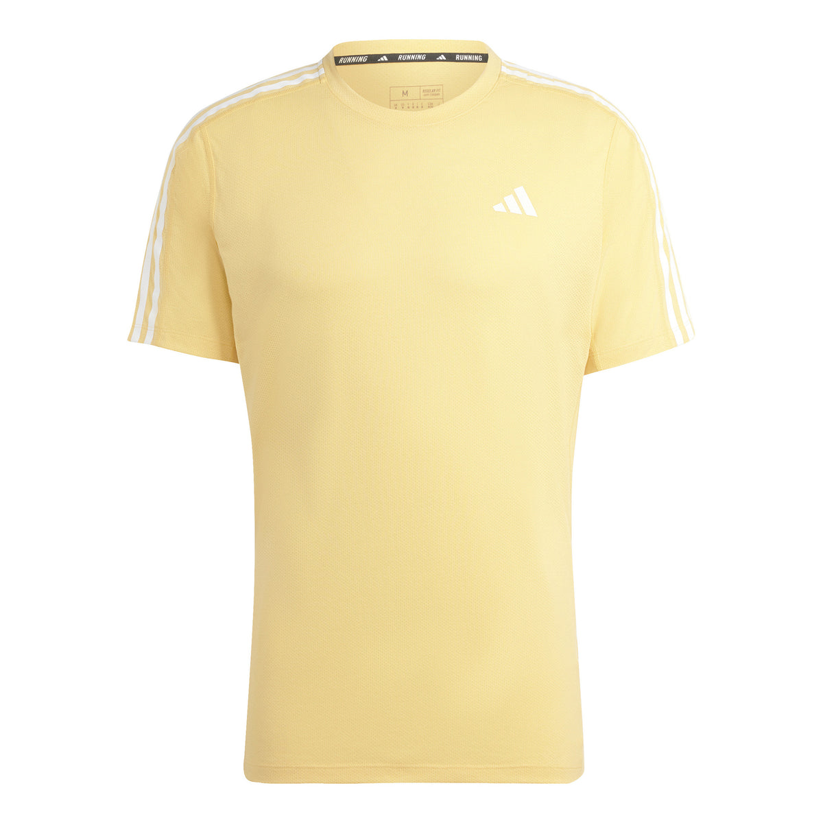adidas Own The Run E 3S Running shirt Men - golden yellow,