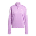 Own the Run Half-Zip Long sleeve Women - violet,