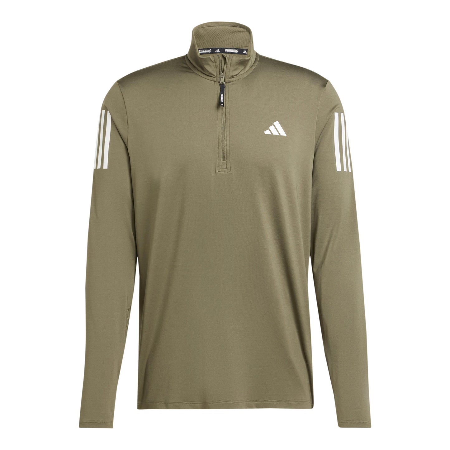 adidas Own The Run B Half-Zip Long sleeve Men - olive,