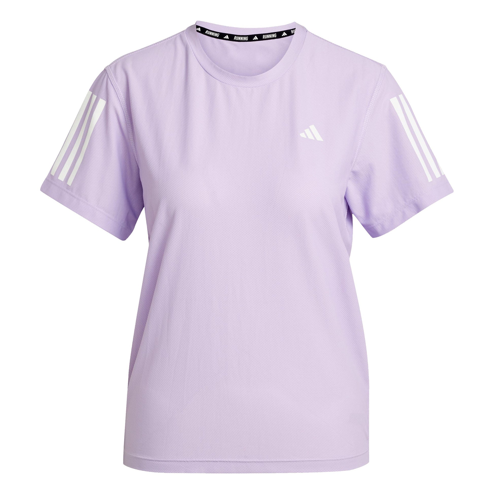 adidas Own the Run Laufshirt Damen - flieder, weiß