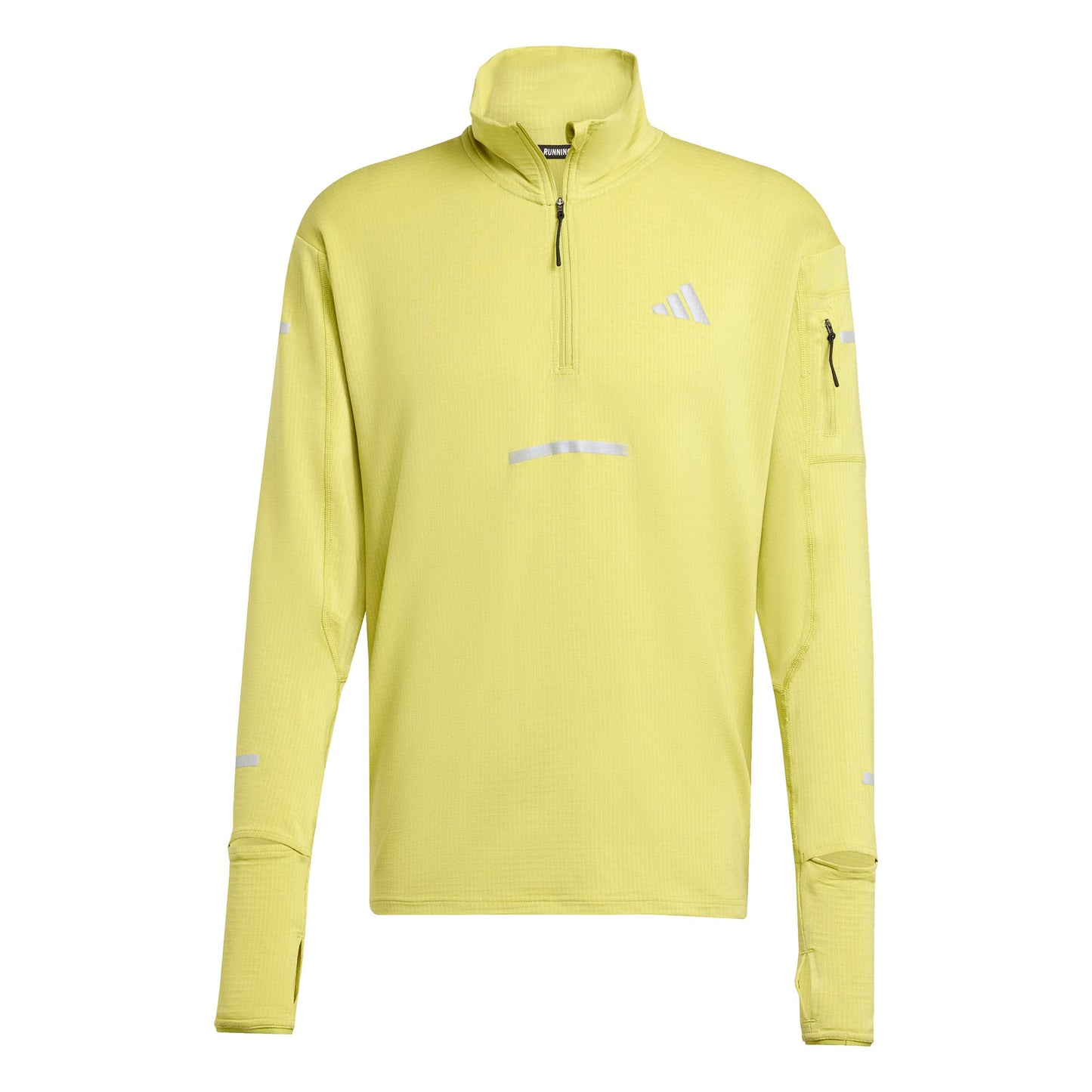 adidas Adi365 Warm Half-Zip Running Shirt Men-Yellow
