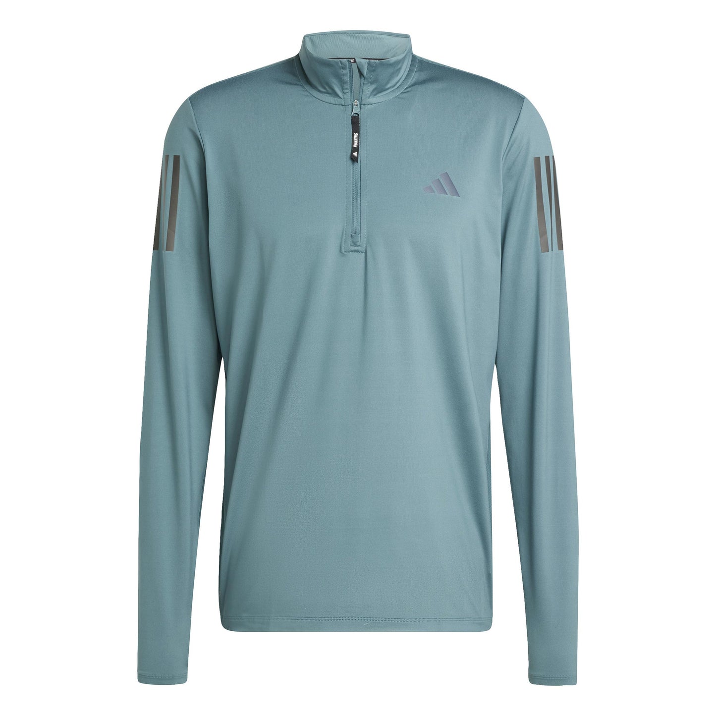 adidas Own The Run Half-Zip Running Shirt Men-Dark Green