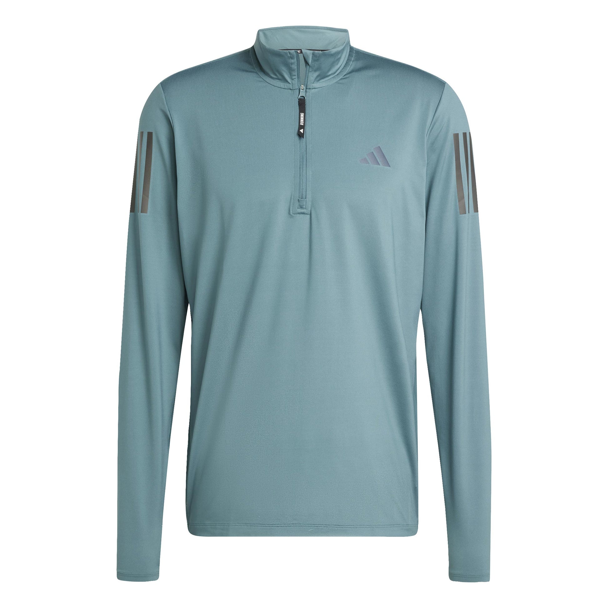 adidas Own The Run Half-Zip Running Shirt Men-Dark Green