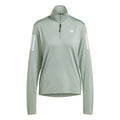 Own the Run Half-Zip Long sleeve Women - sage,