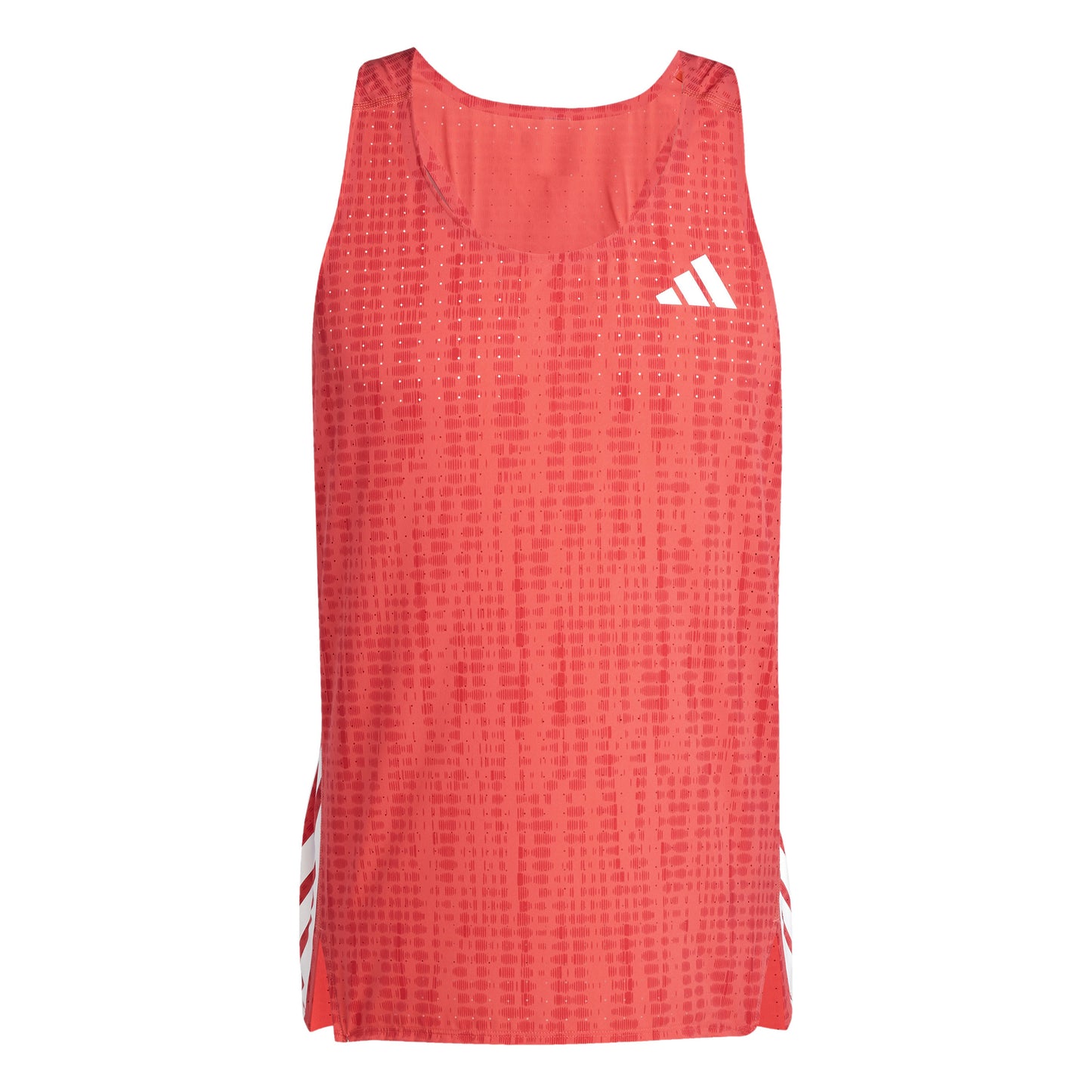 adidas Adizero Tank-Top Herren-Rot,Weiß