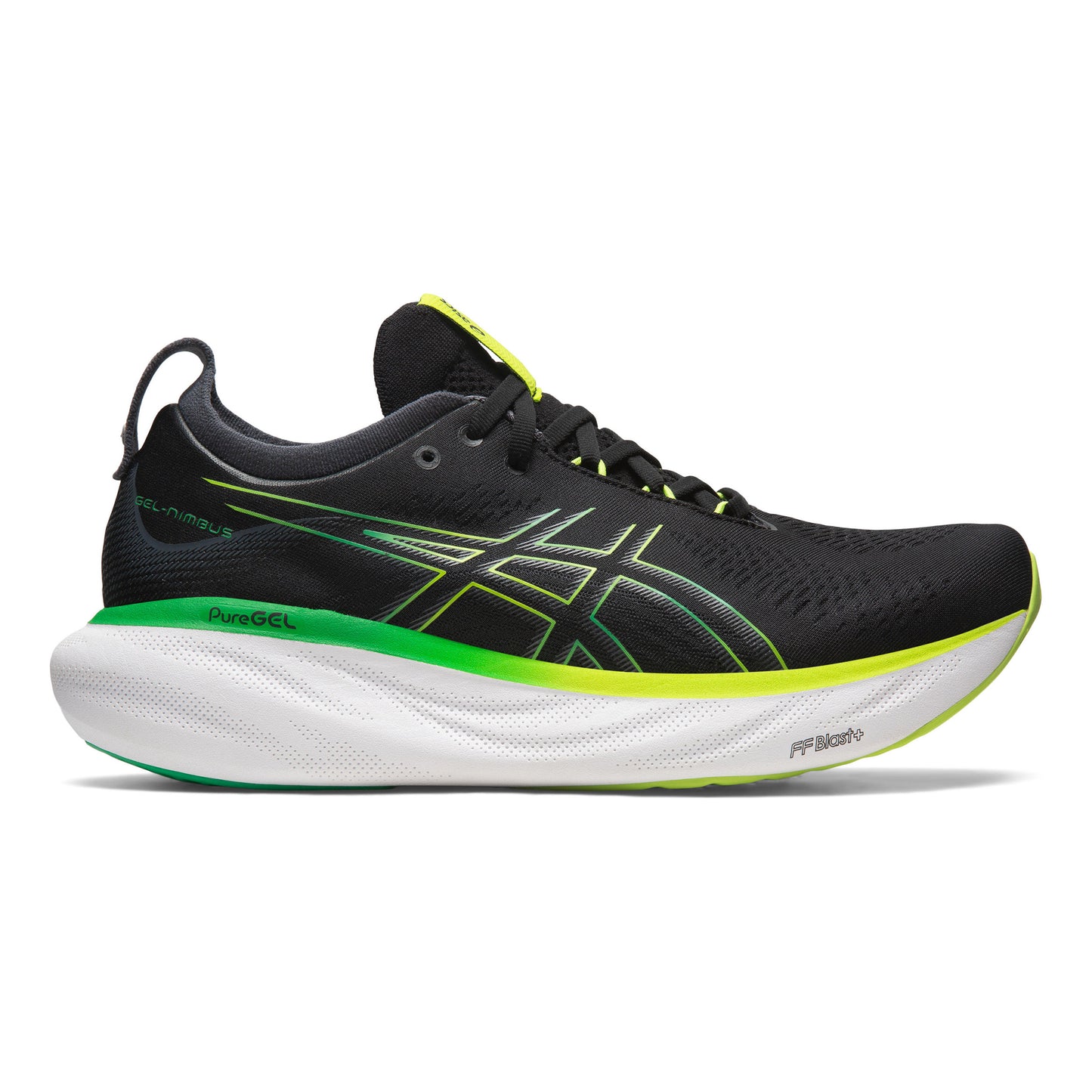 ASICS Gel-Nimbus 25 Neutral running shoe Men - black, green
