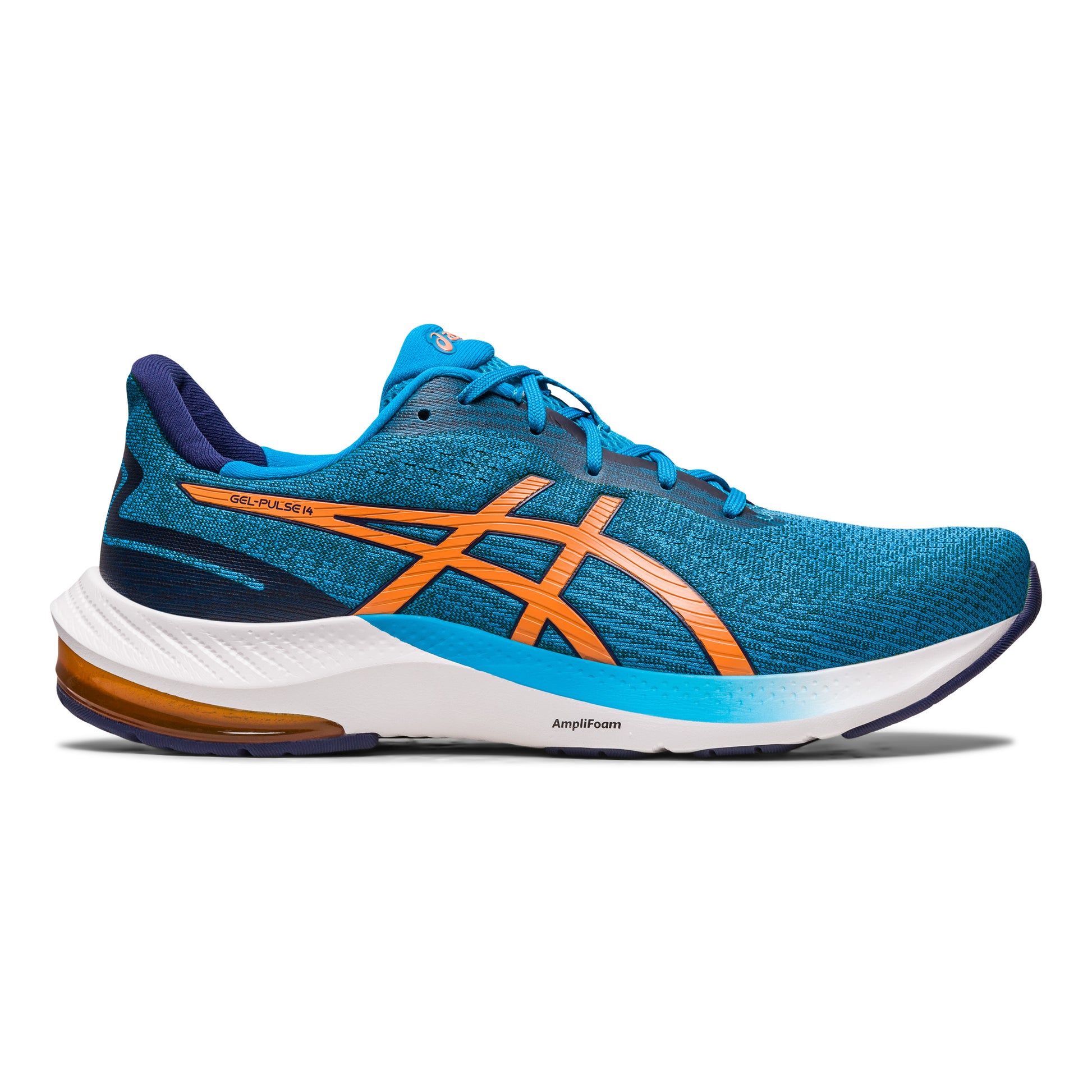 ASICS Gel-Pulse 14 Neutralschuh Herren - blau, orange