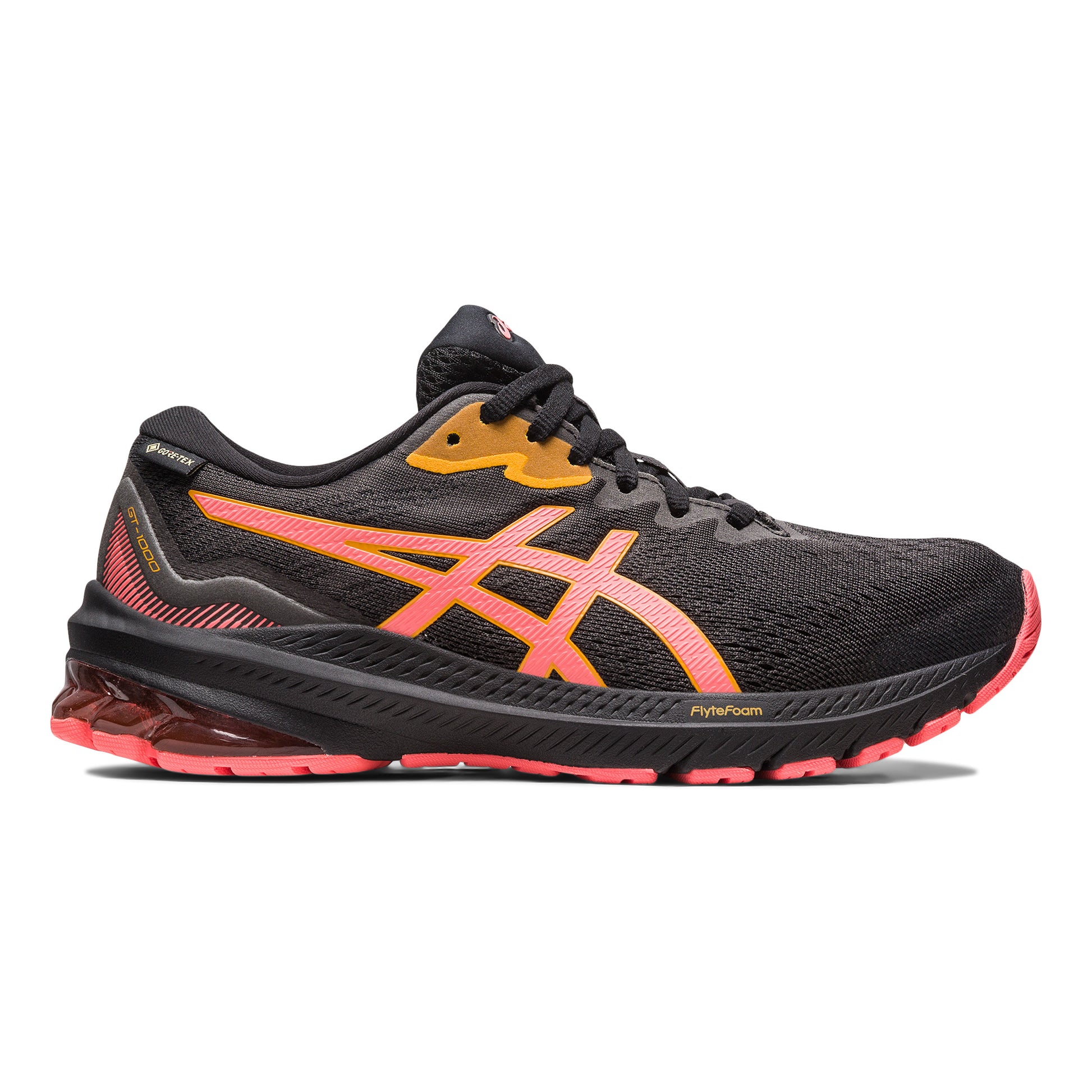 ASICS GT-1000 11 GTX Stability running shoe Women - black, orange