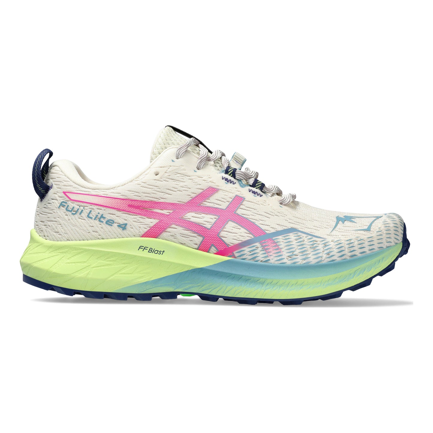 ASICS Fuji Lite 4 Trail running shoe Women - beige, pink