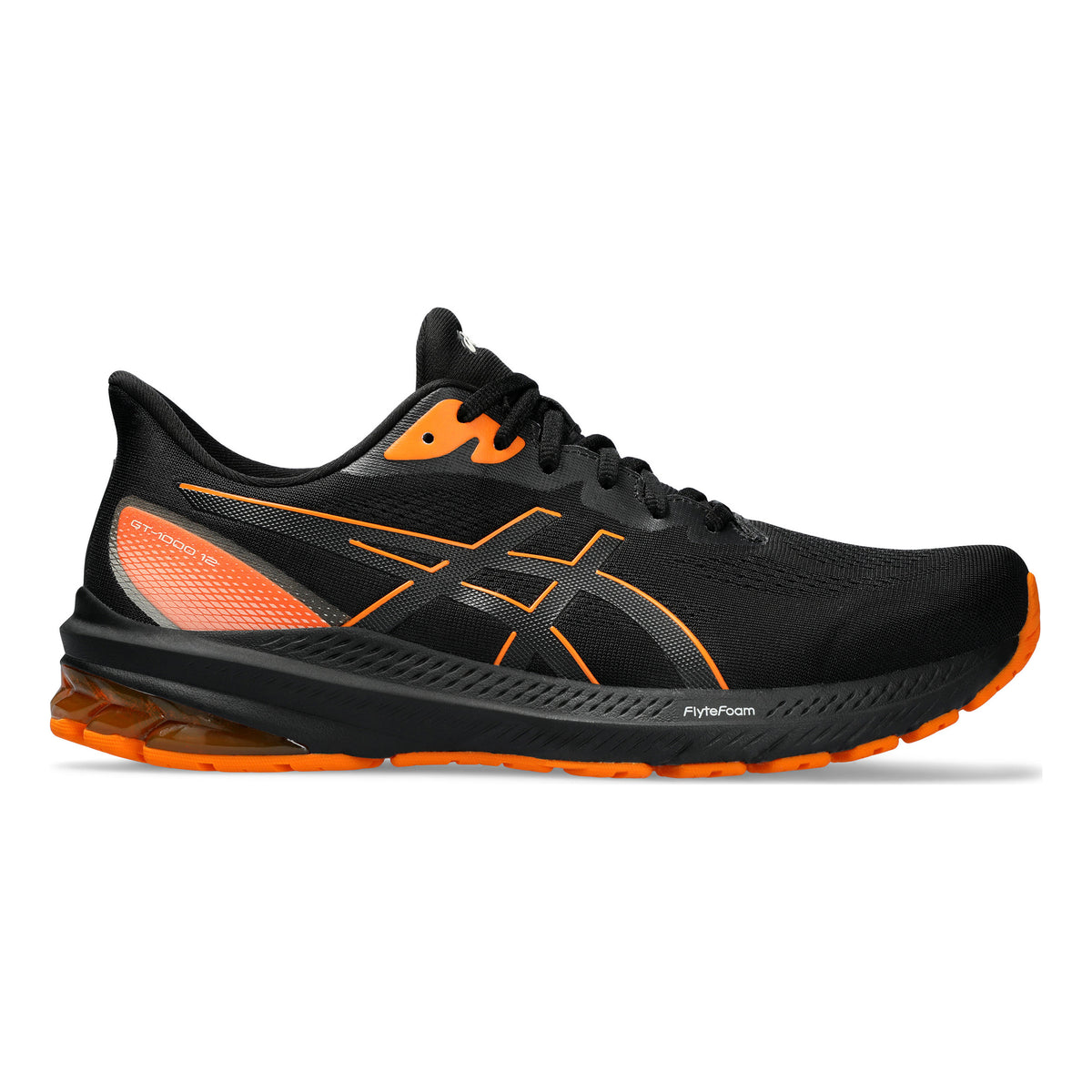 ASICS GT-1000 12 GTX Stability running shoe Men - black, orange
